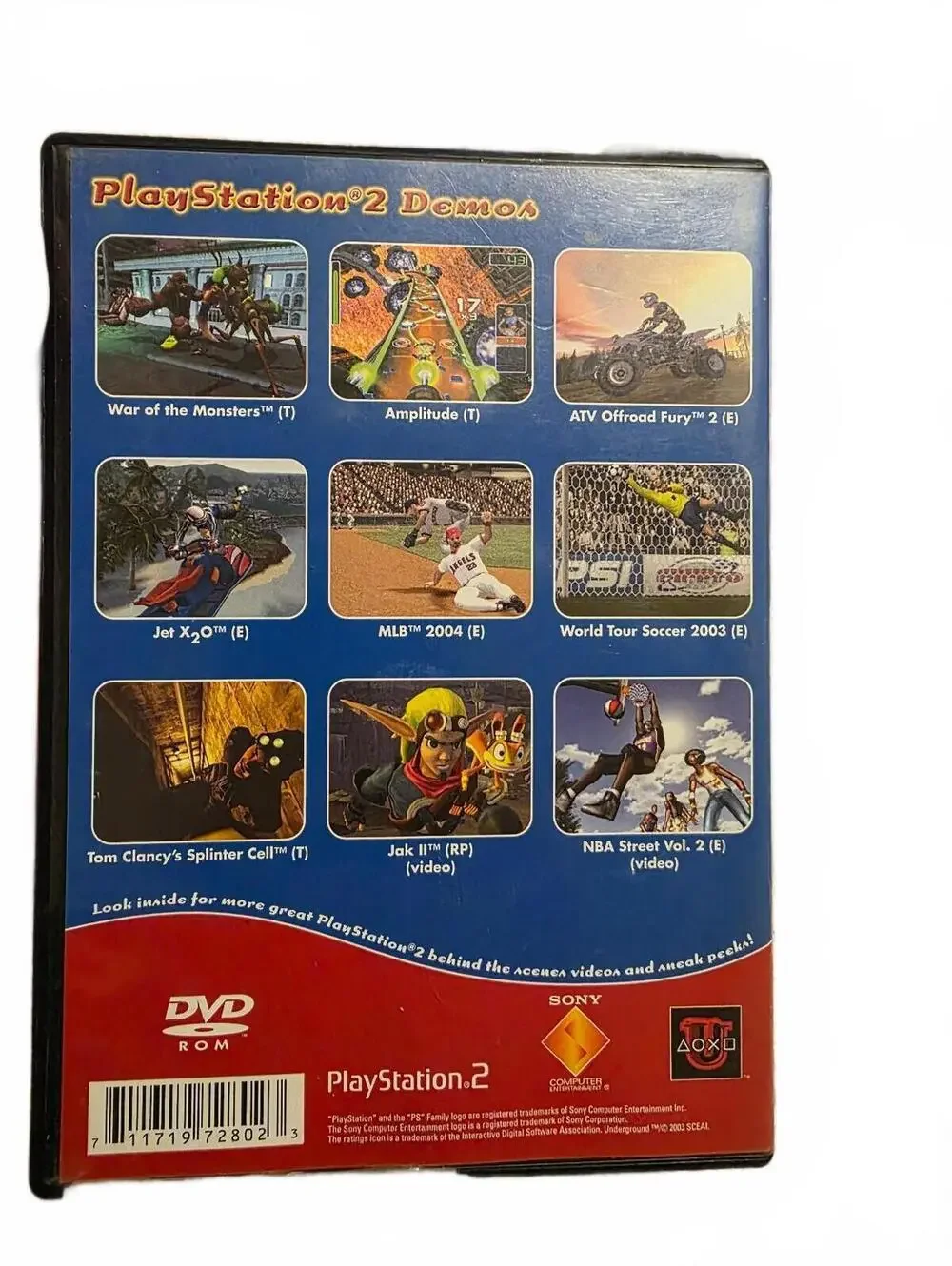 Jampack Summer 2003 PlayStation 2 Demo Disc